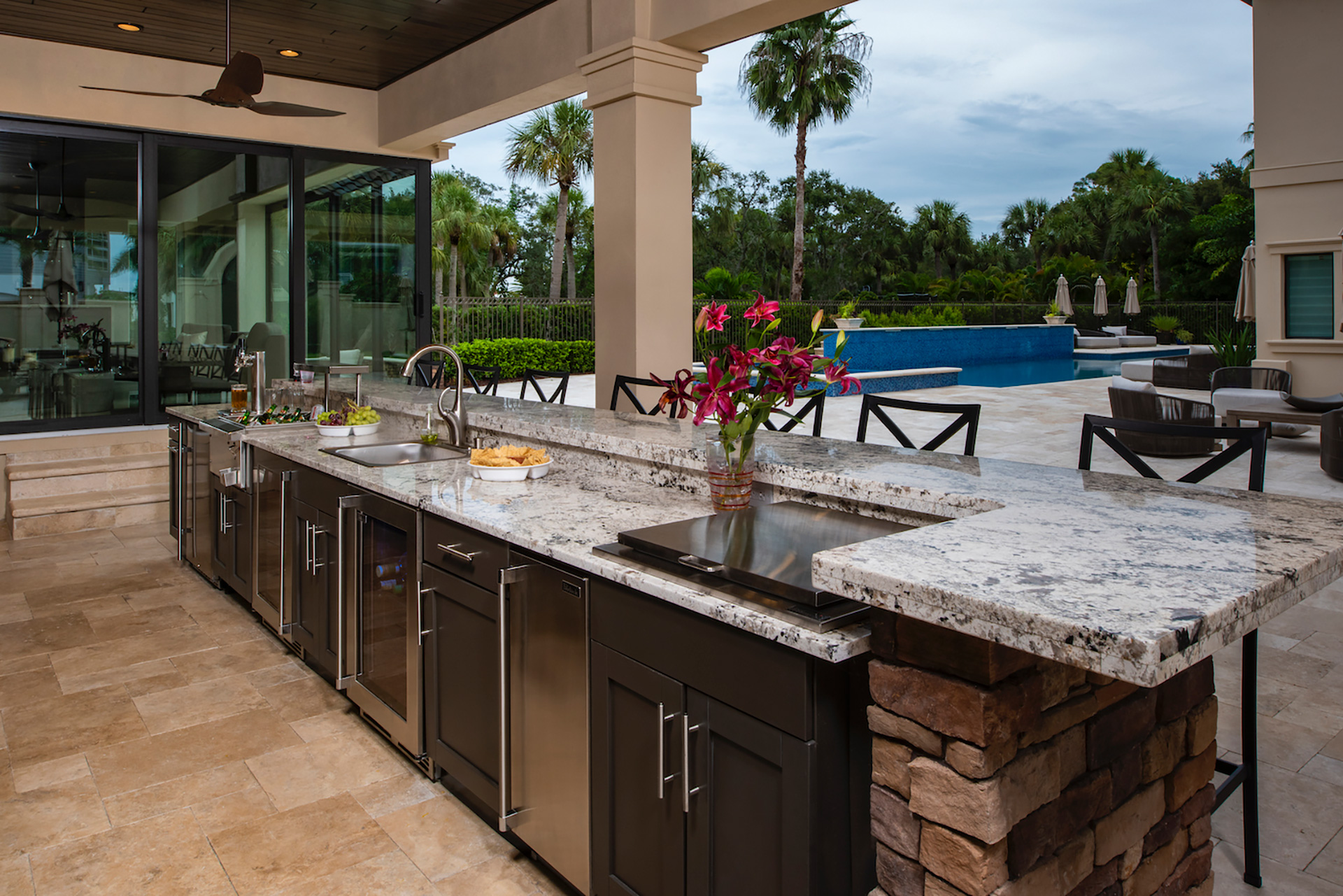 Uncover 74+ Alluring outdoor kitchen design with granite countertops You Won't Be Disappointed